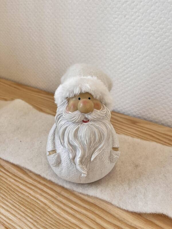 Père noël blanc à poser