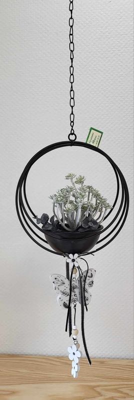 Composition sec et soie noir et blanc