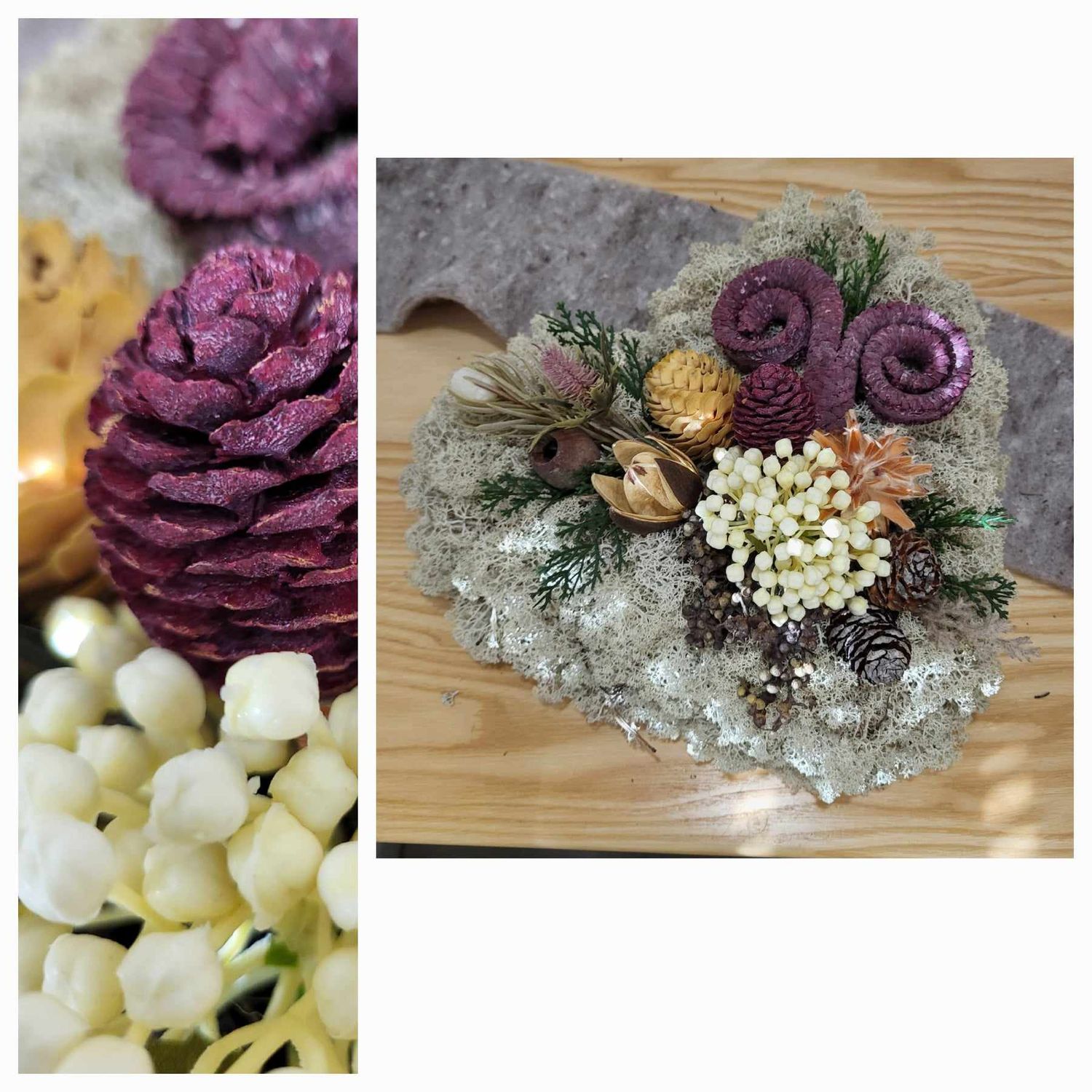 Mousse d&#39;islande coeur moyen modèle