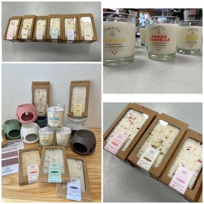 Tablette parfumée et bougie des Sens