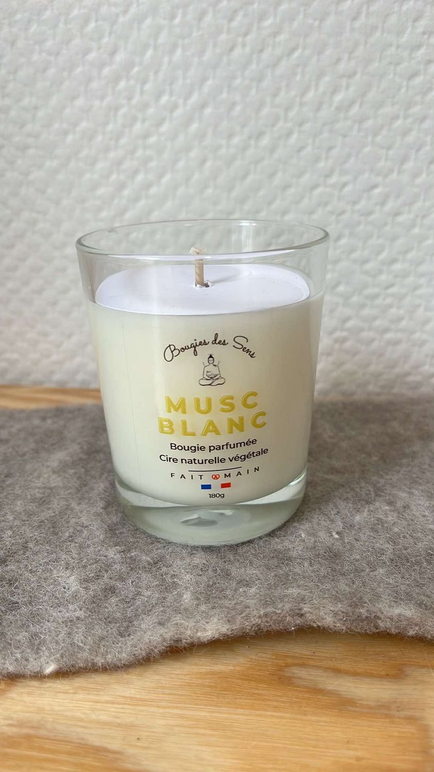 Bougie pafumée Musc Blanc