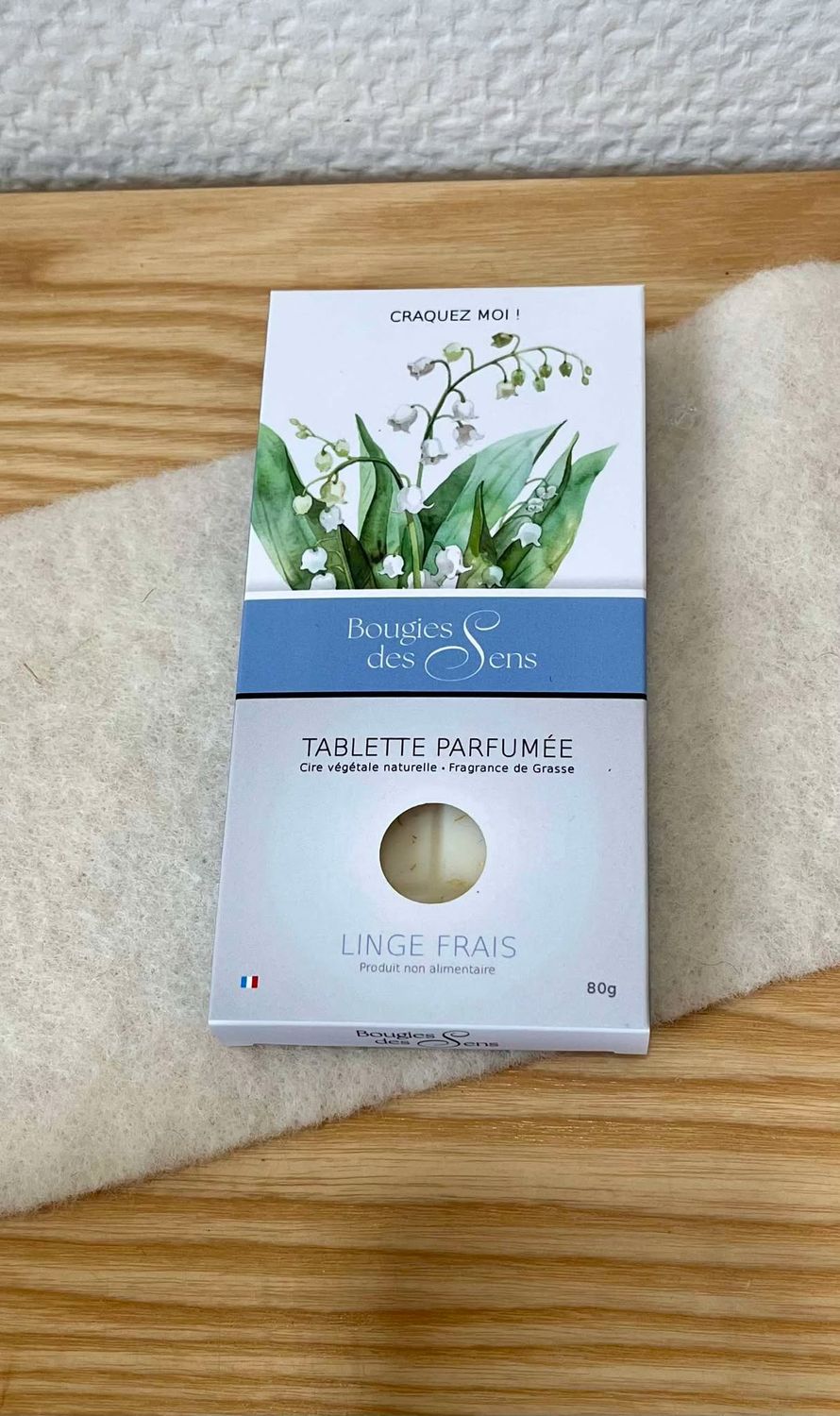 Tablette parfumée linge frais