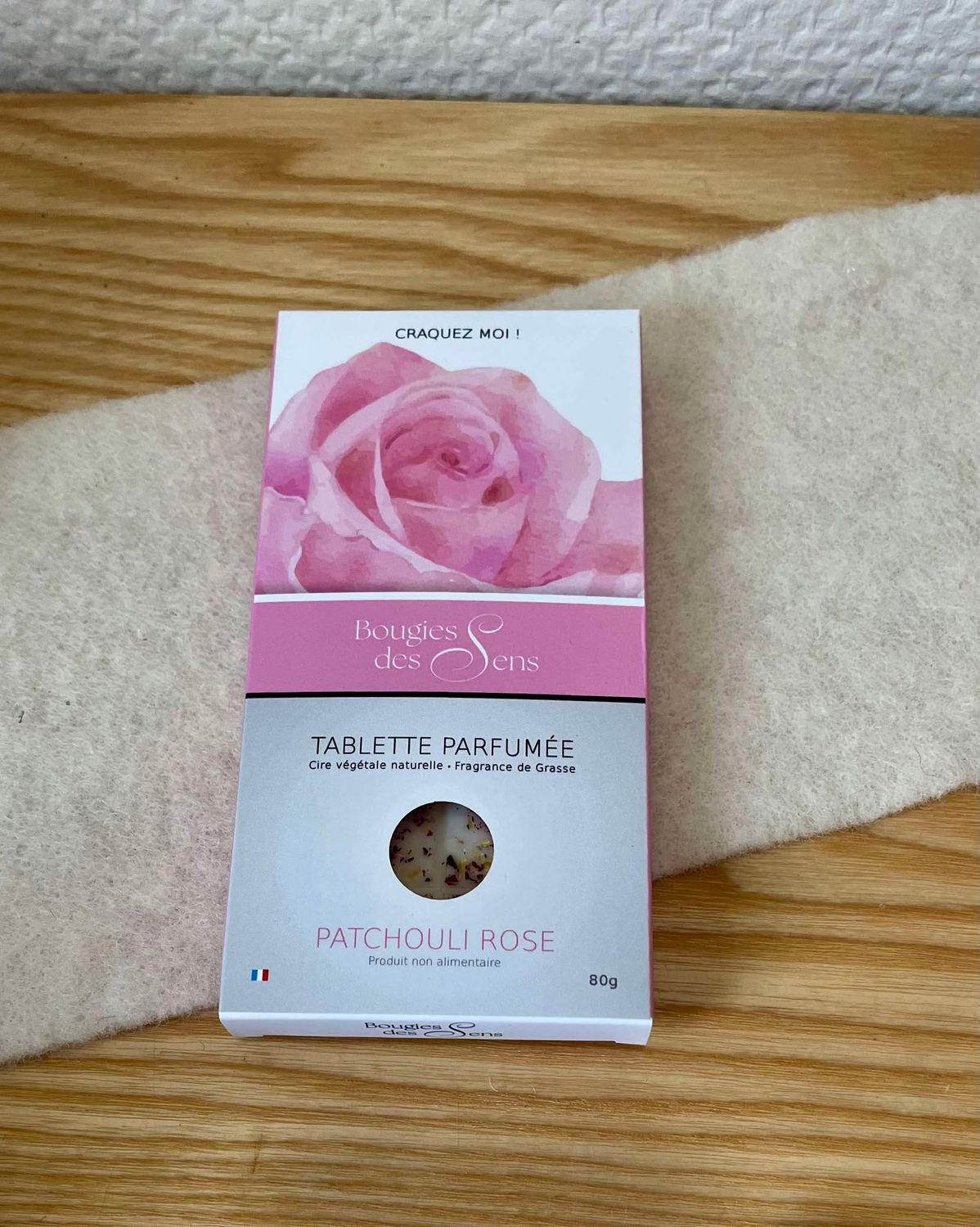 Tablette parfumée Patchouli rose