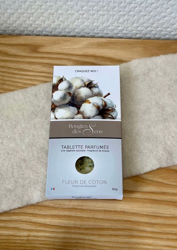 Tablette parfumée fleur de coton
