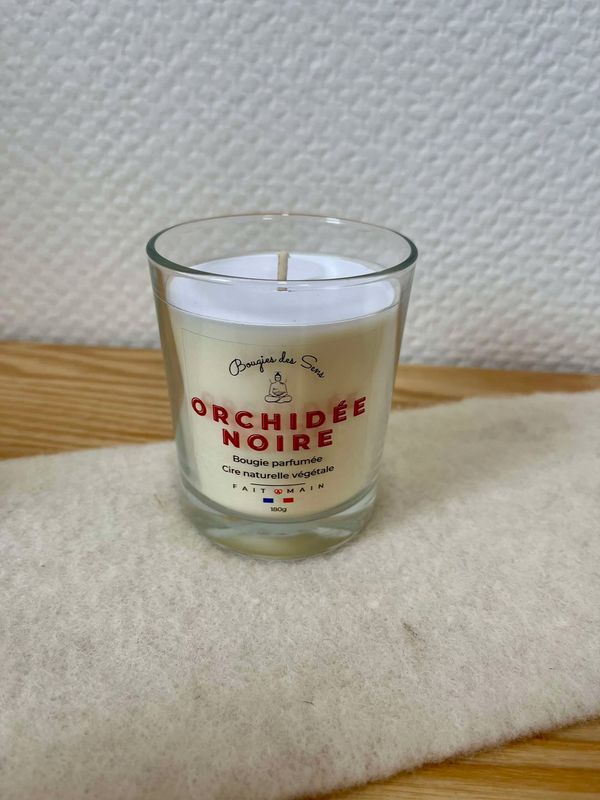 Bougie parfumée orchidée noire
