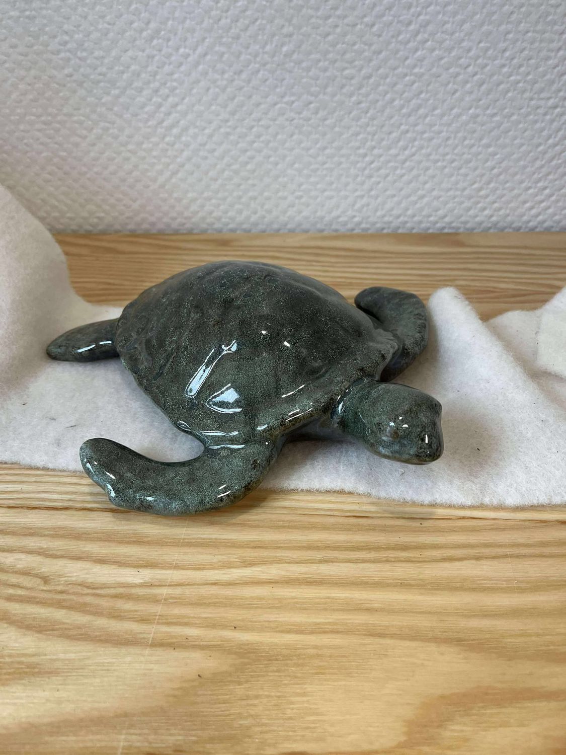 Tortue en poterie