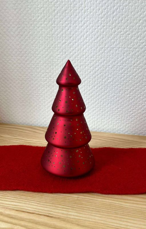 Sapin rouge led petit modèle