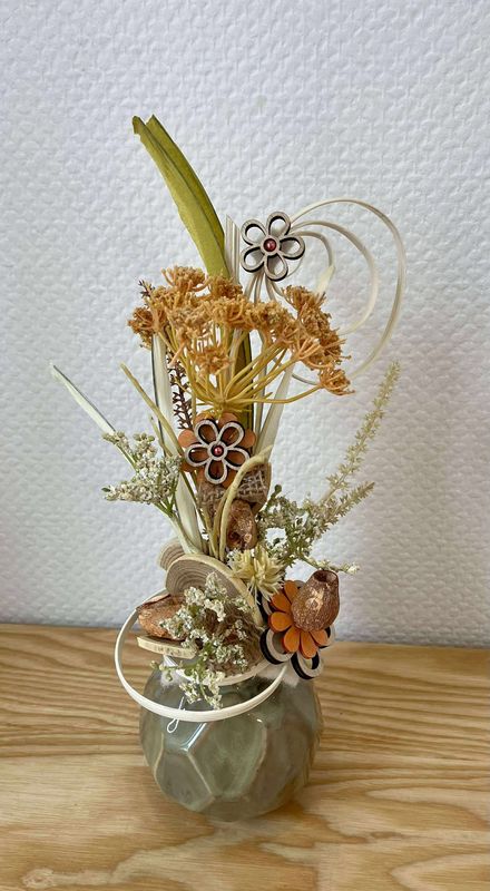 Composition sec et soie