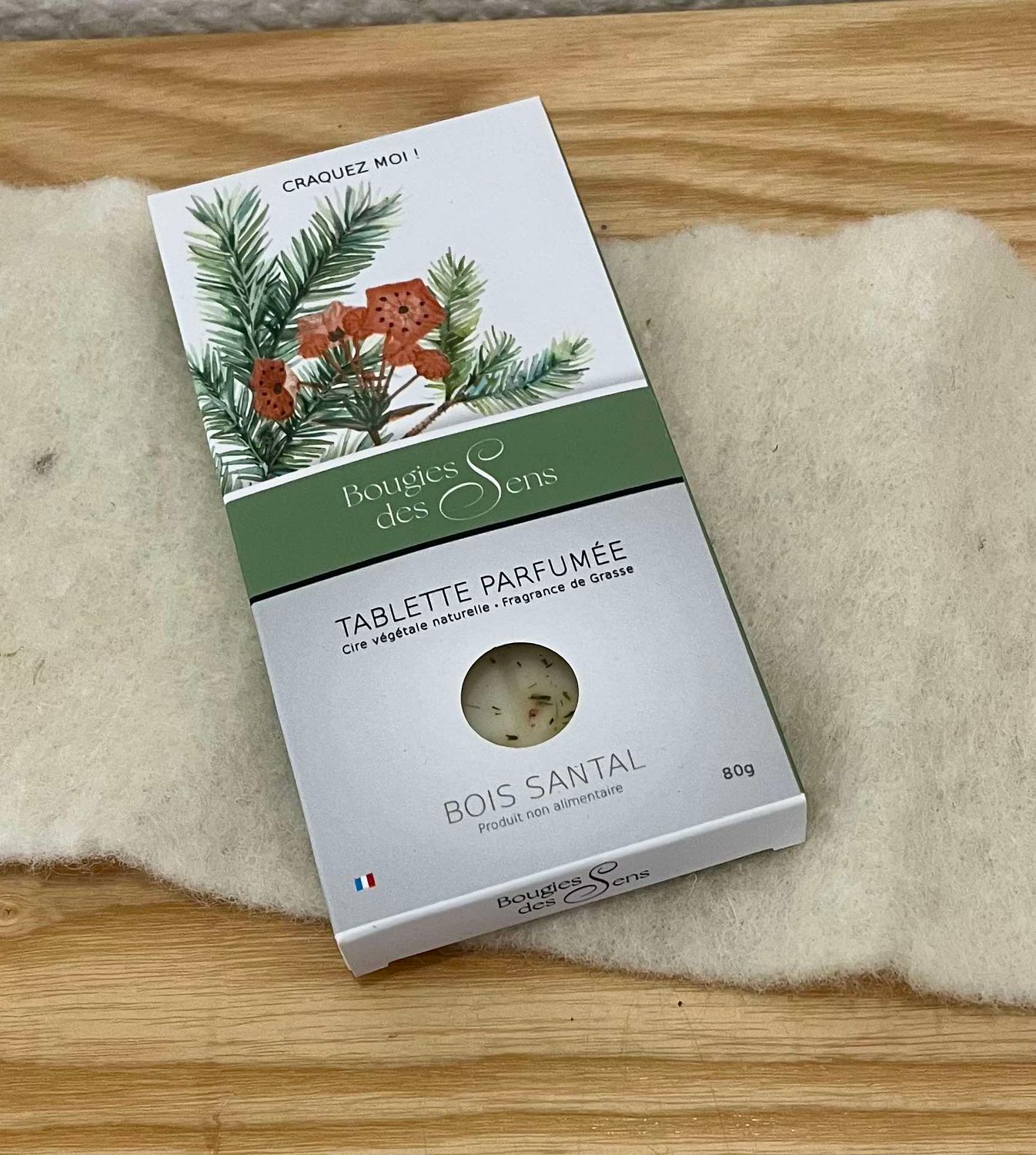 Tablette parfumée Bois de Santal