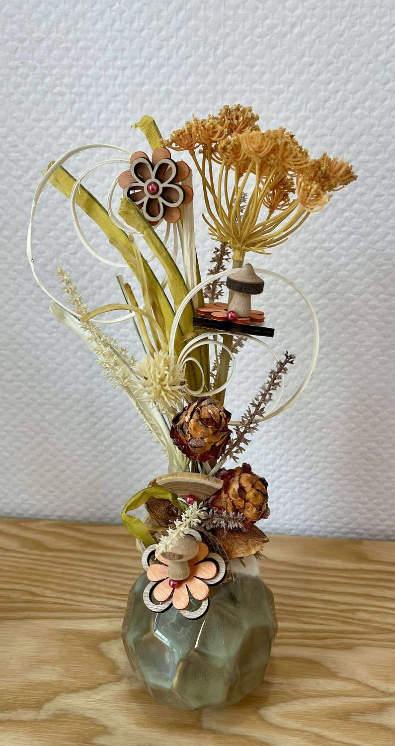 Composition sec et soie