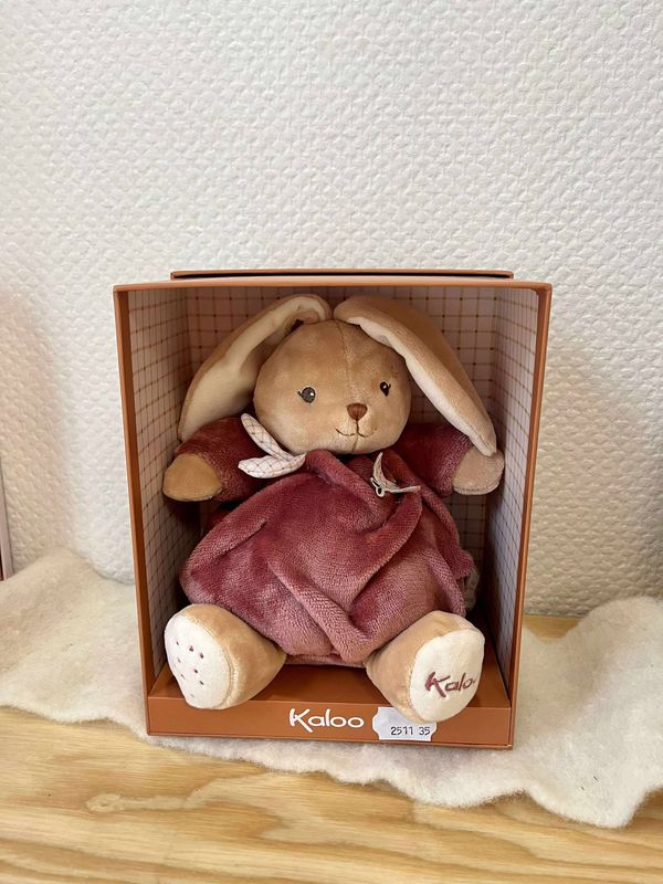 Doudou Kaloo lapin rose terracota