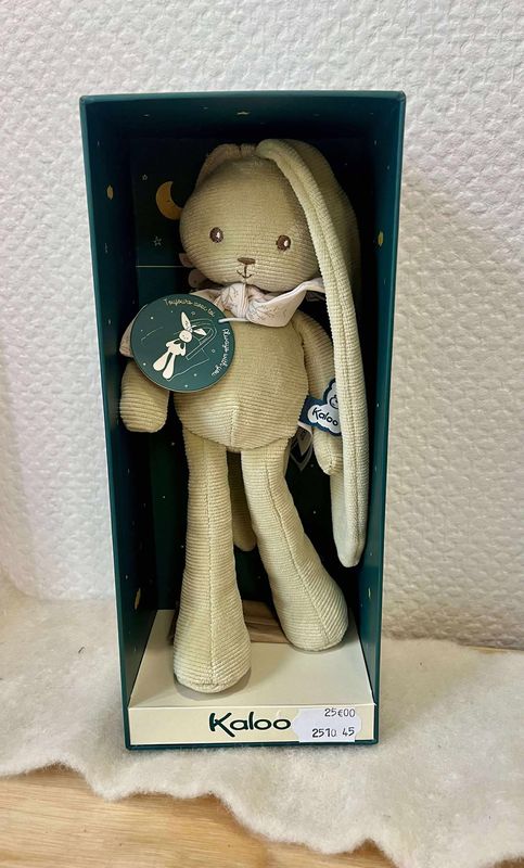 Doudou Kaloo lapin vert