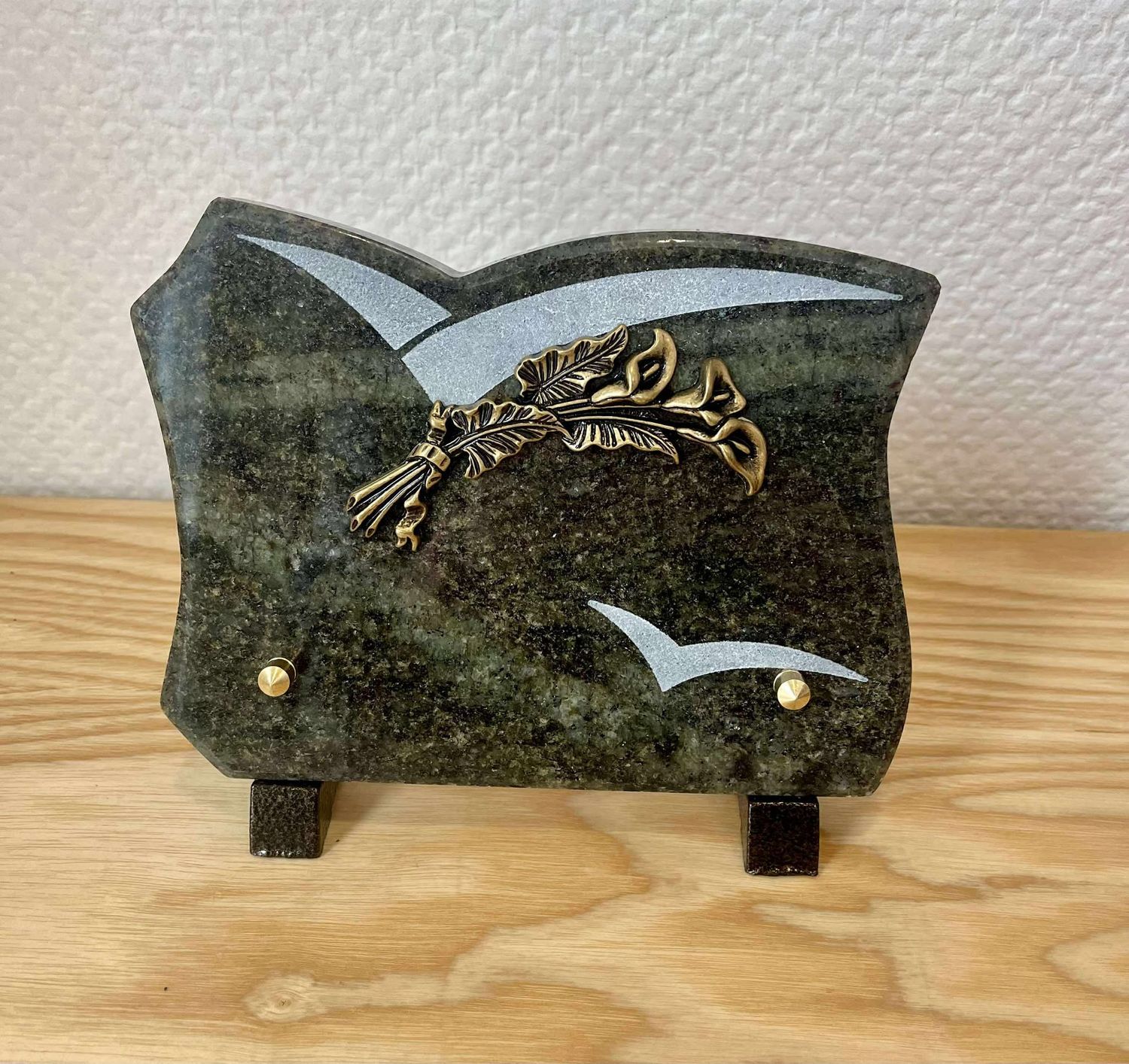 Plaque mortuaire 20x15