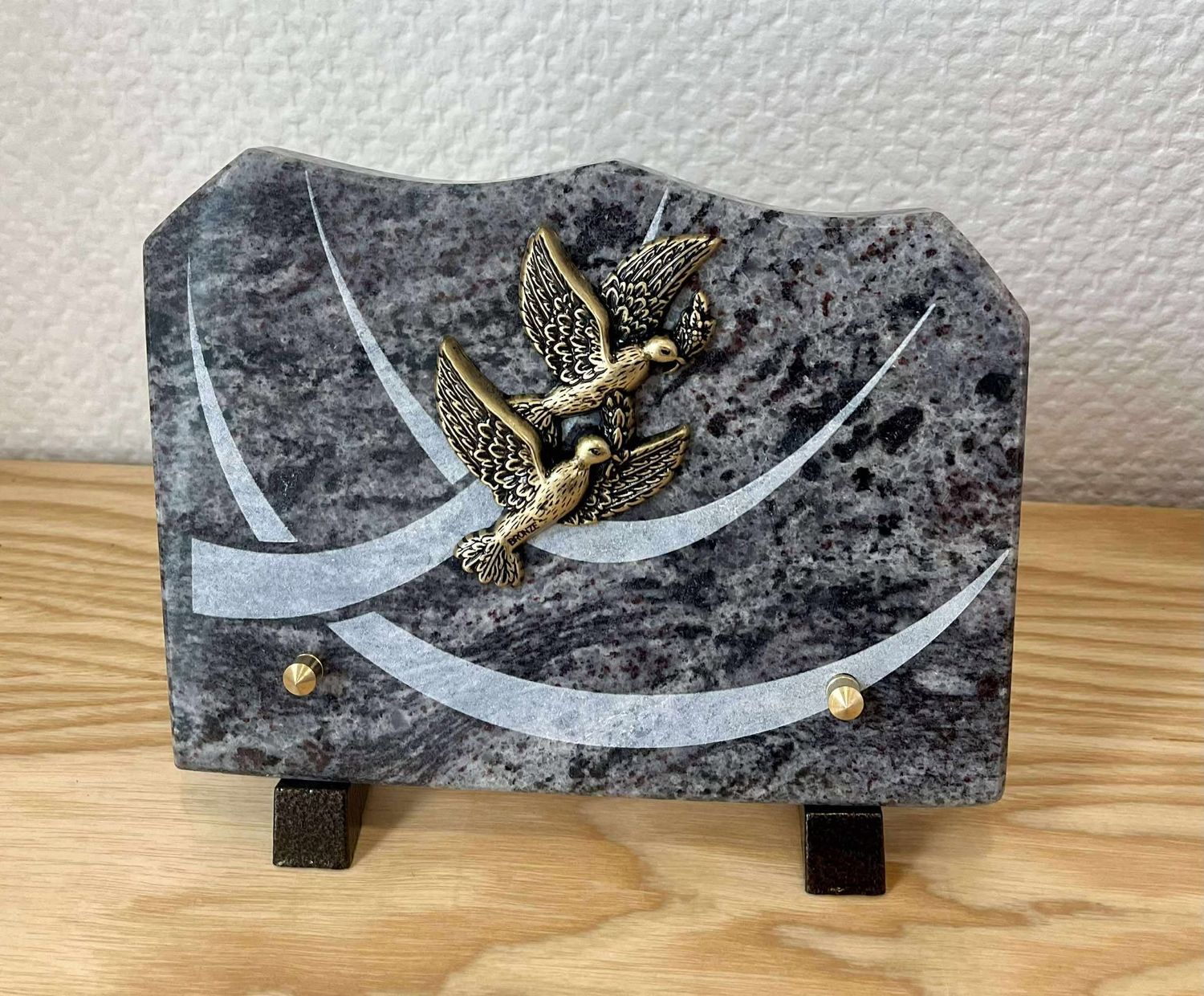 Plaque mortuaire 20x15