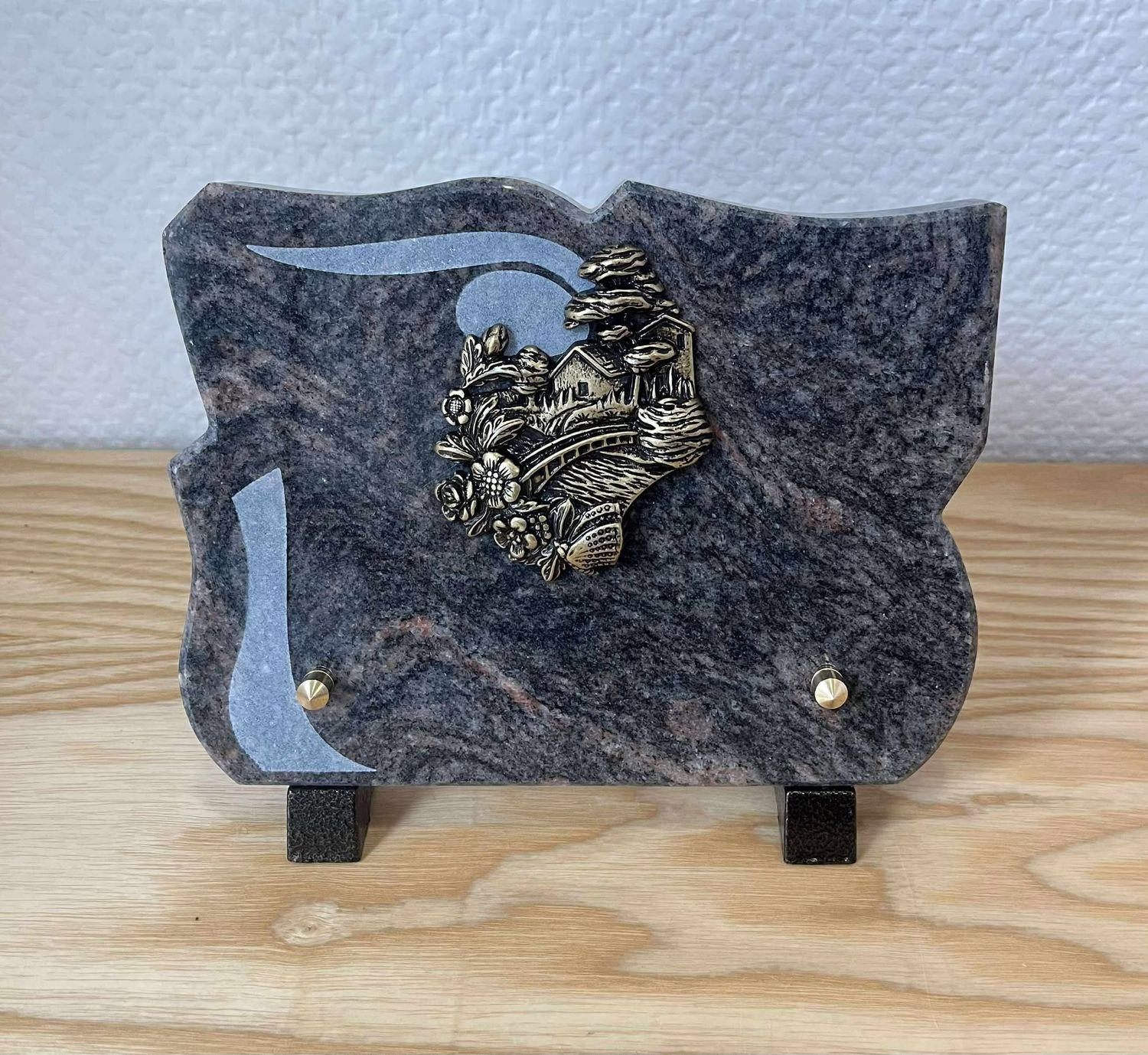 Plaque mortuaire 20x15