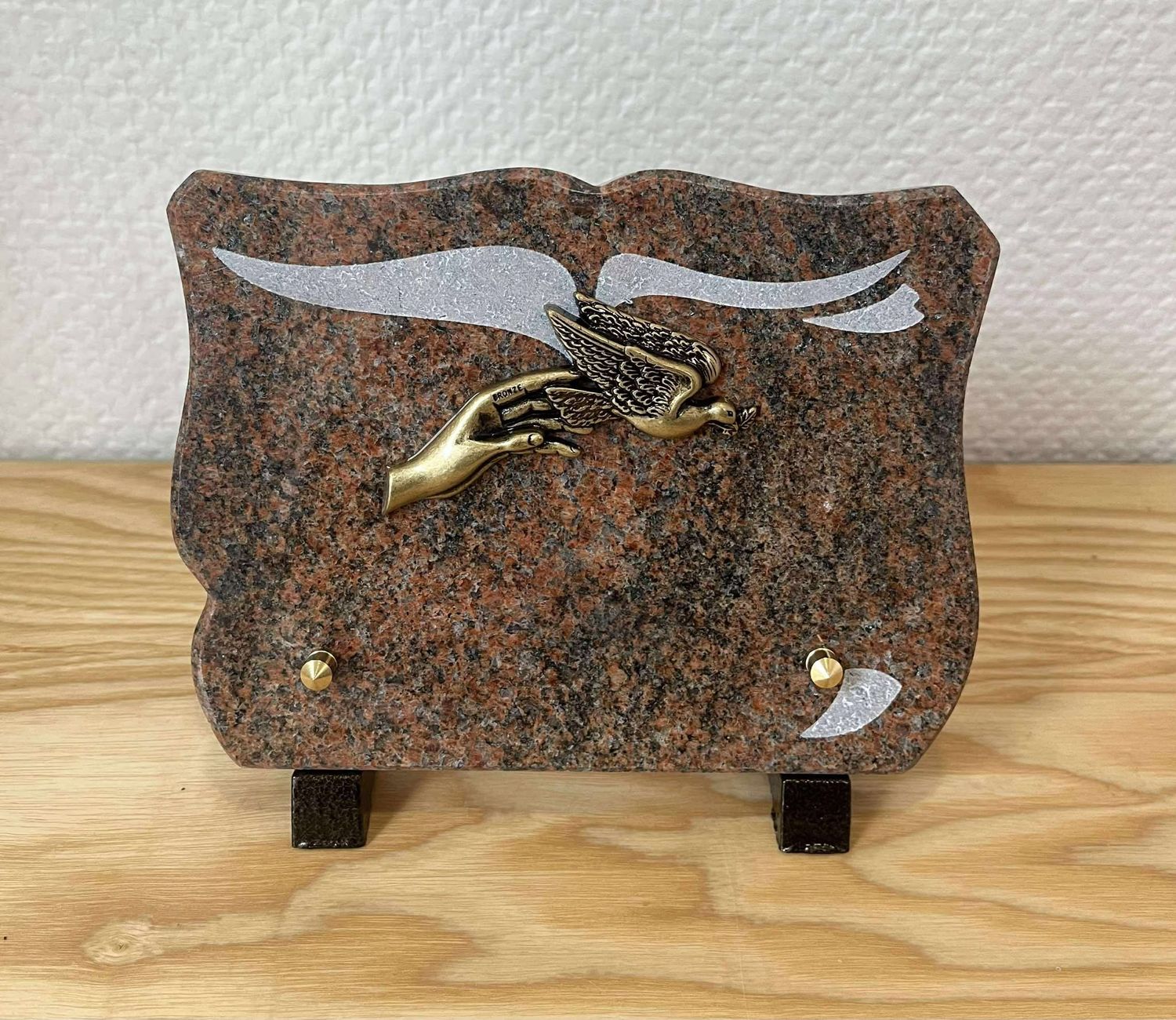 Plaque mortuaire 20x15