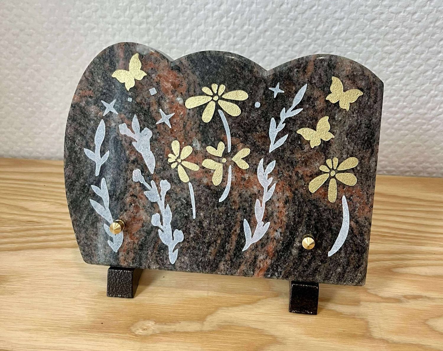 Plaque mortuaire 20x15