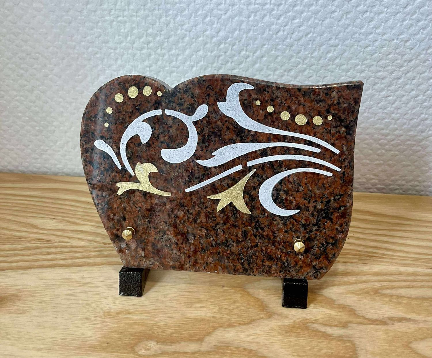 Plaque mortuaire 20x15