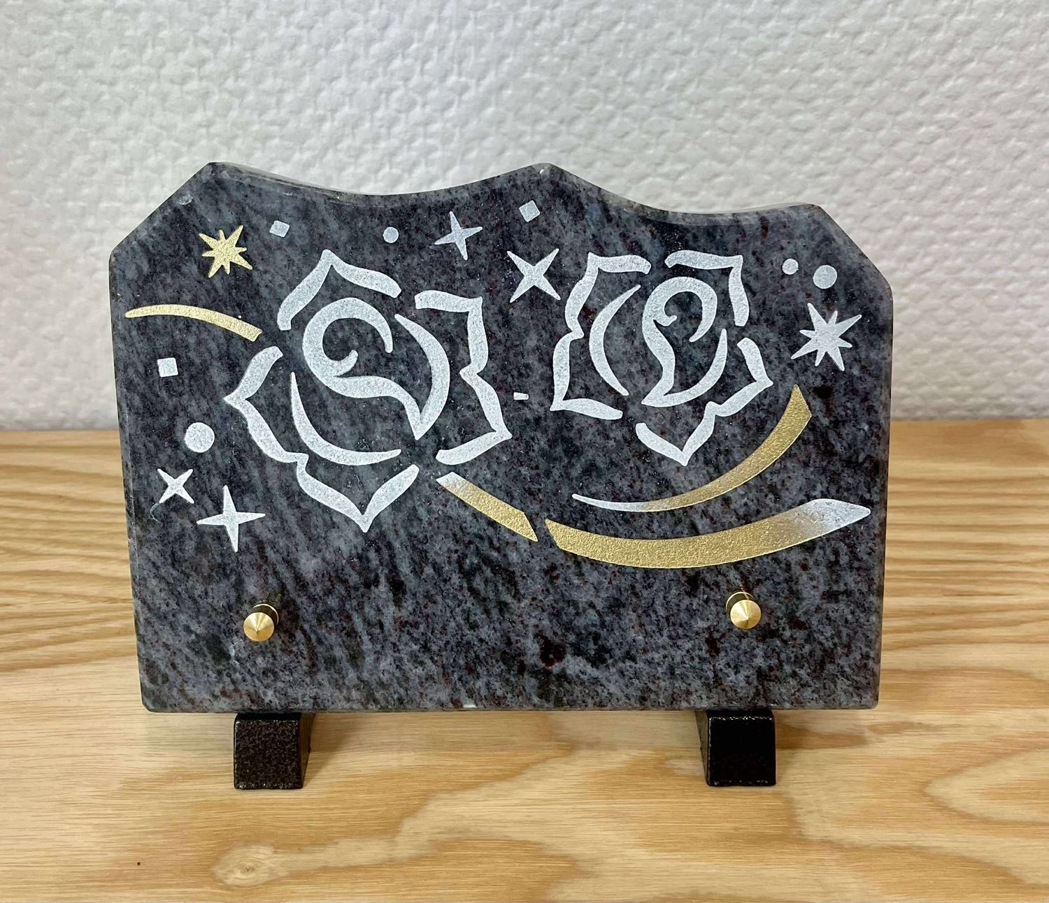 Plaque mortuaire 20x15