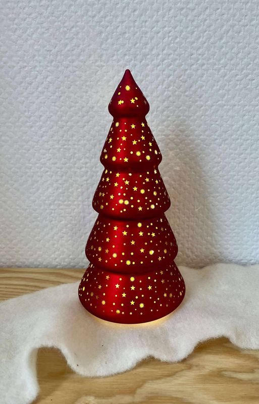Sapin rouge led grand modèle