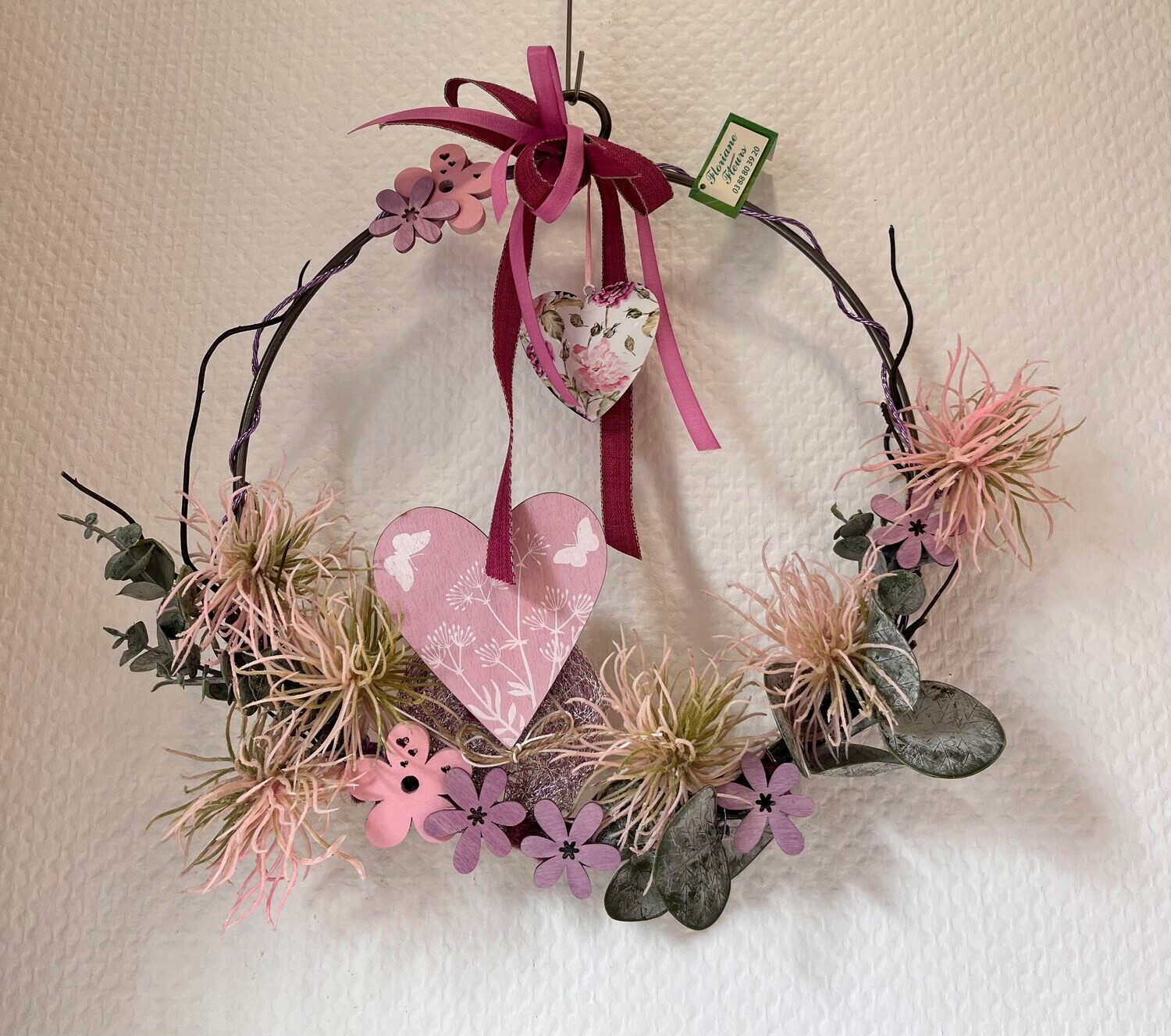 couronne sec et soie