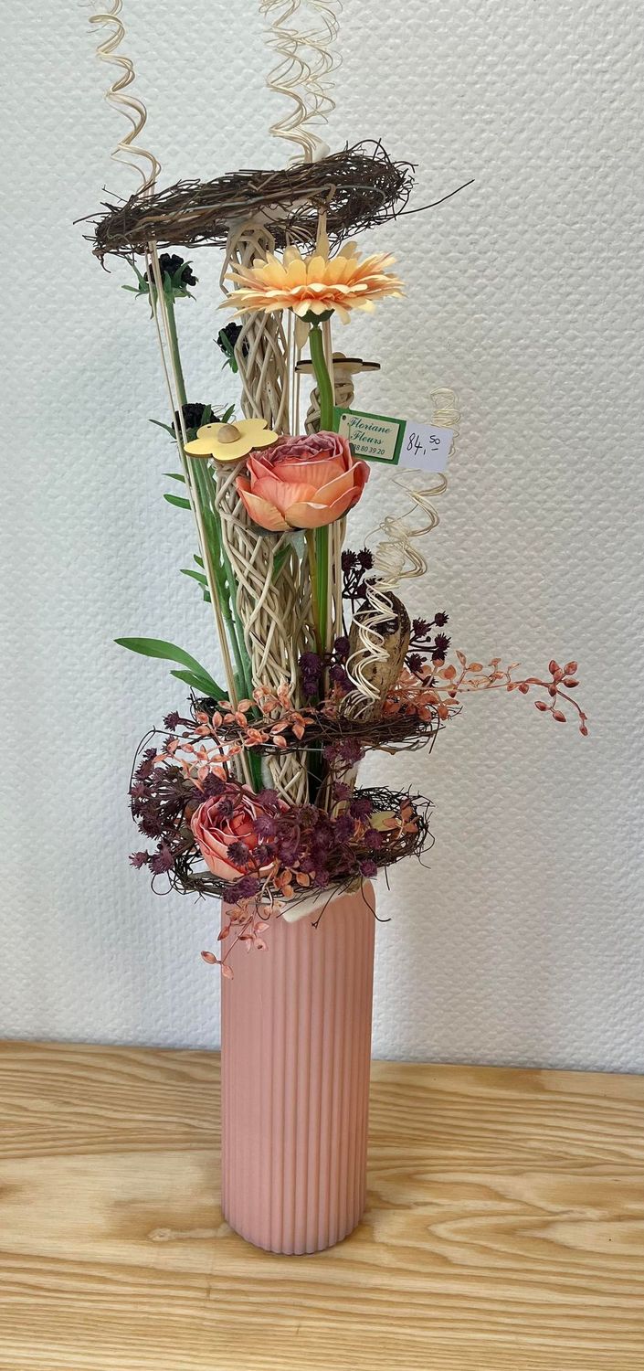 Composition sec et soie automnale