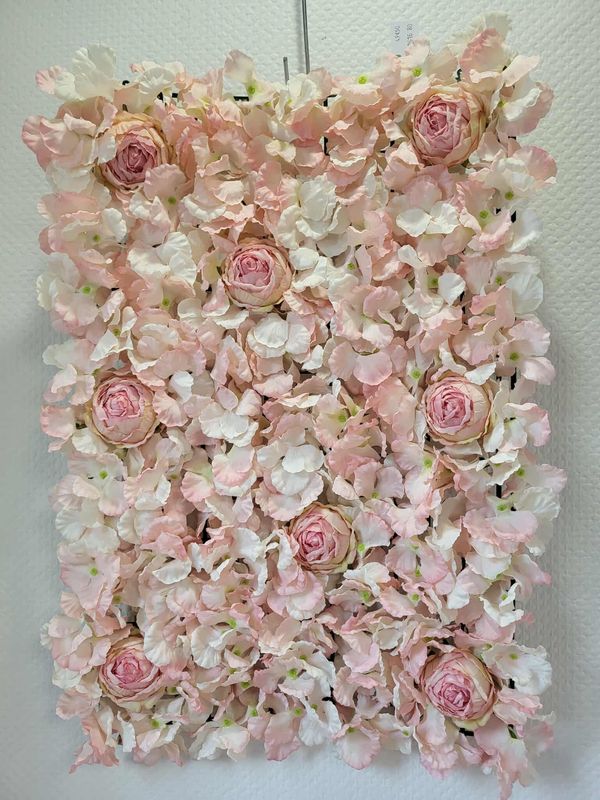 Tapis/tableau fleuri artificielle