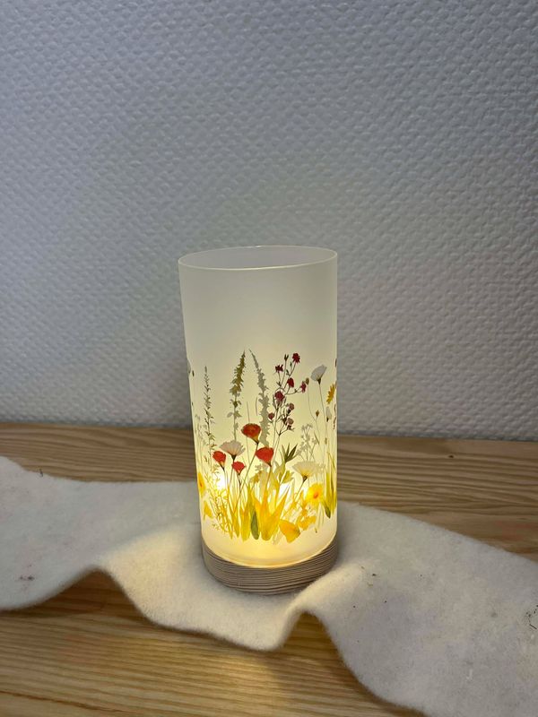 Photophore Led fleuri