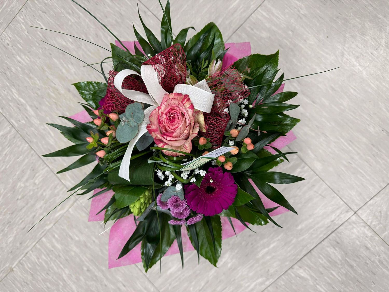 Bouquet Lu tons rose