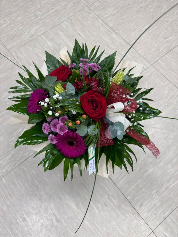 Bouquet Amande rouge et rose