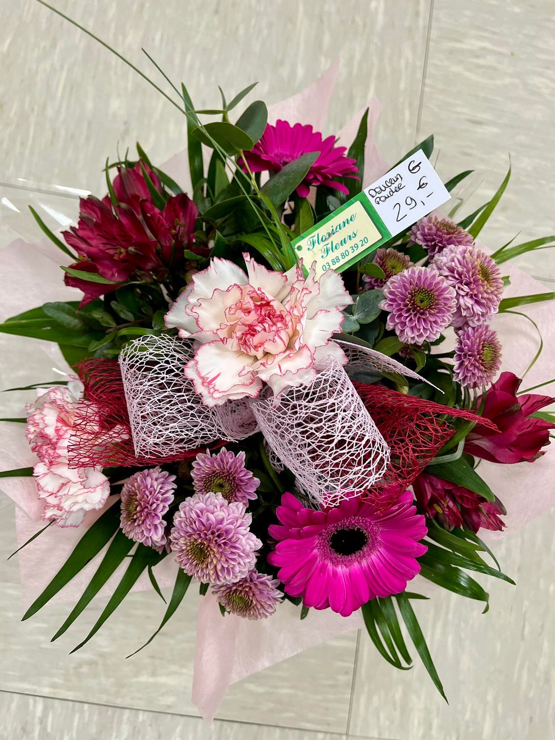 Bouquet Douceur Poudrée grand modèle