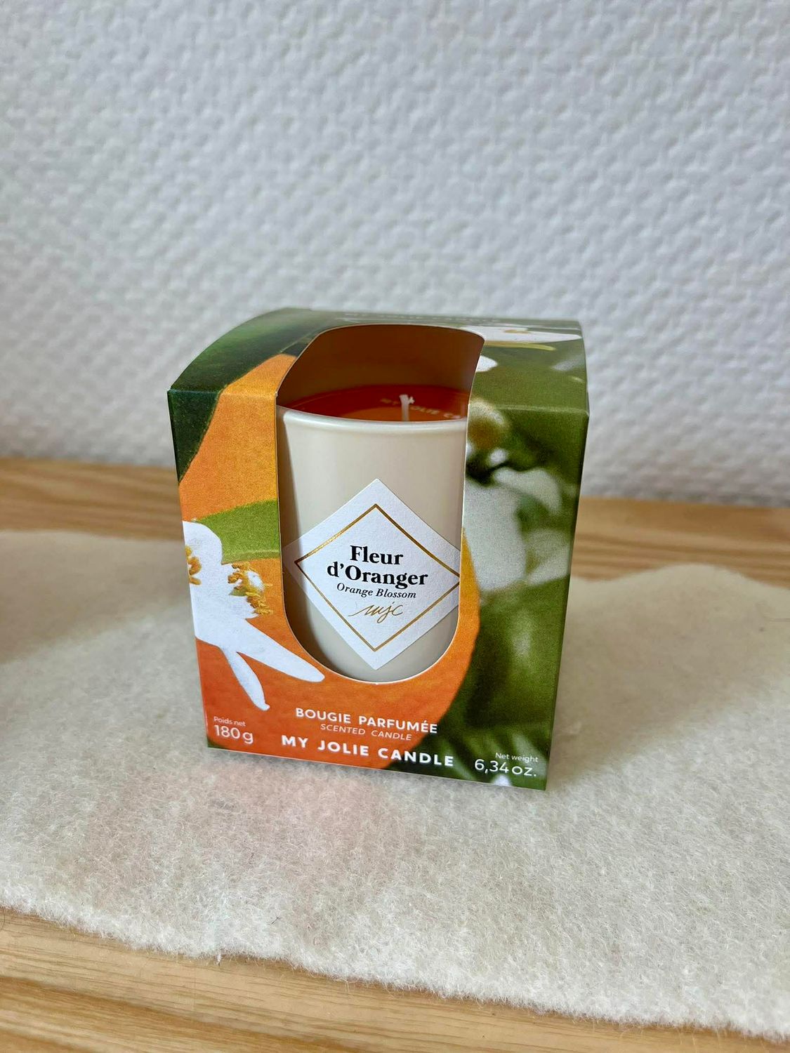 Bougie parfumée Fleur d'oranger 180g