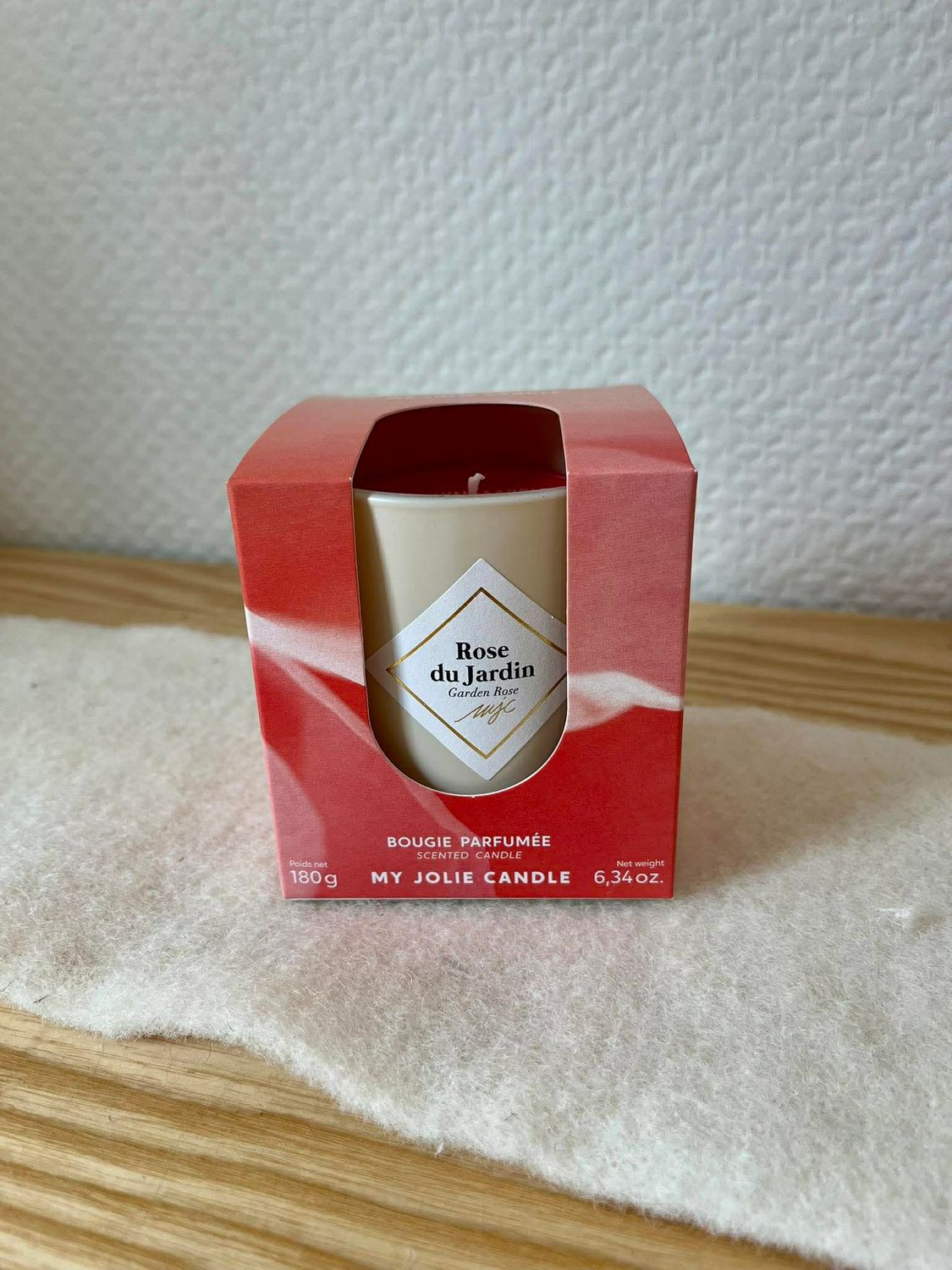 Bougie parfumée Rose du Jardin  180g