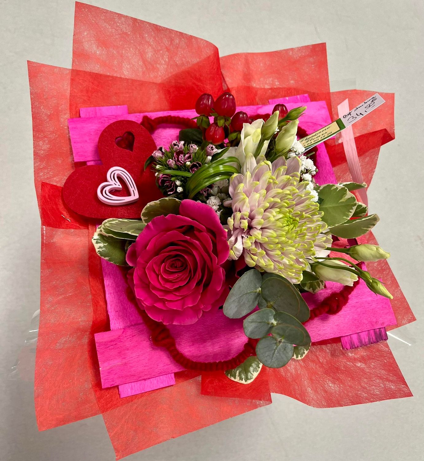 Bouquet structure spécial fête des mamans