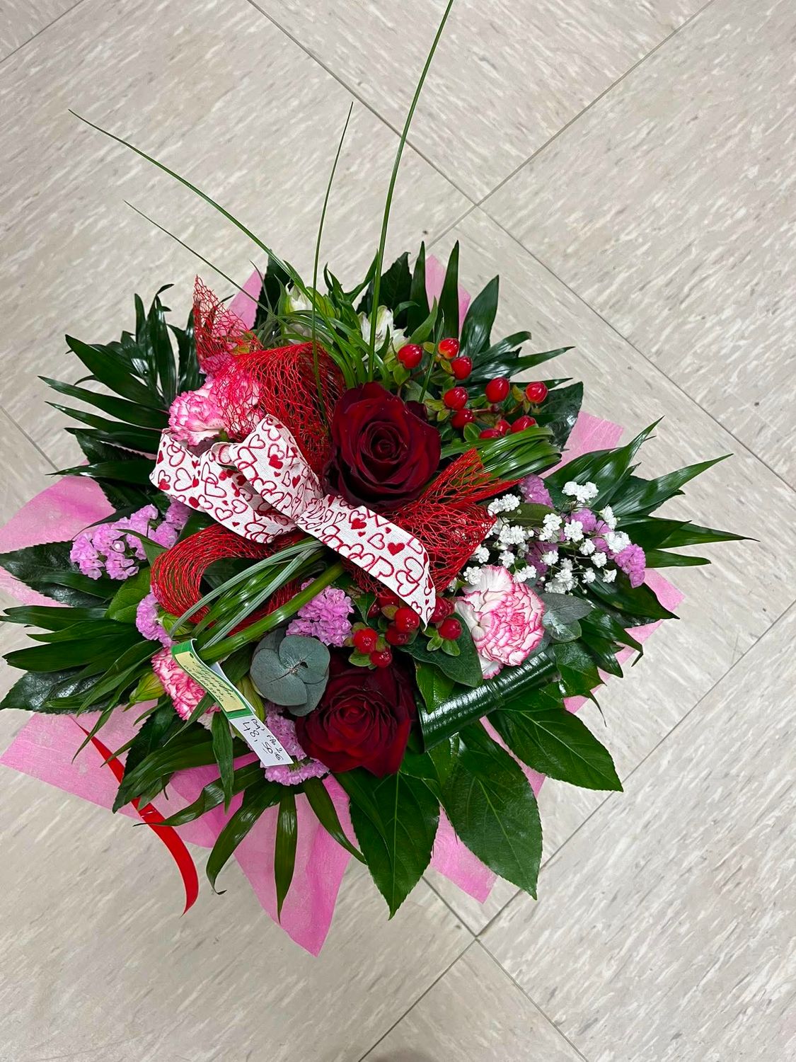 Bouquet Flo 2 rouge et rose
