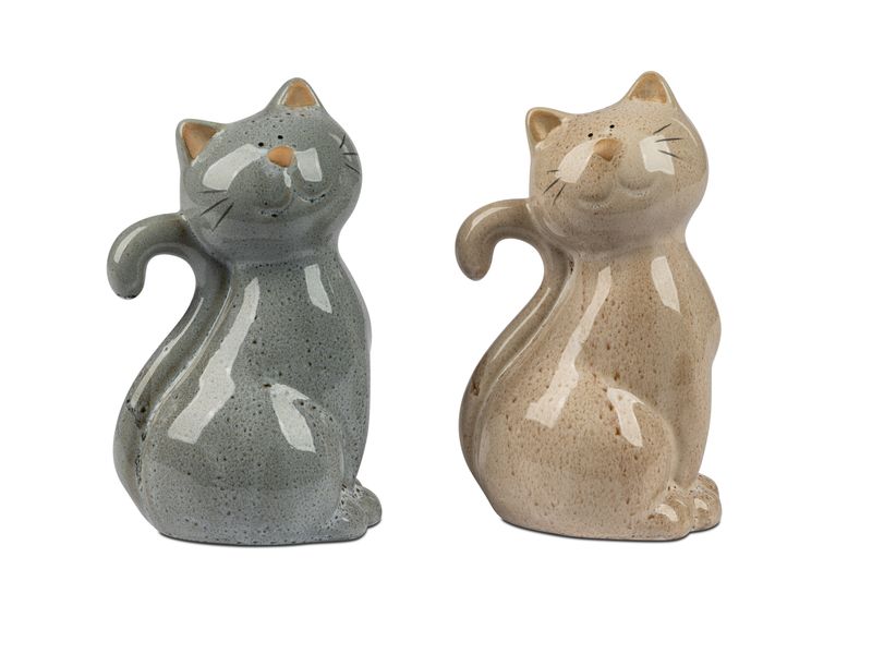 Chat 16 cm porcelaine