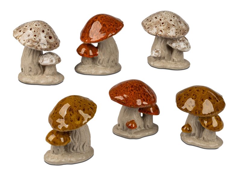 Champignons 13 cm assortie