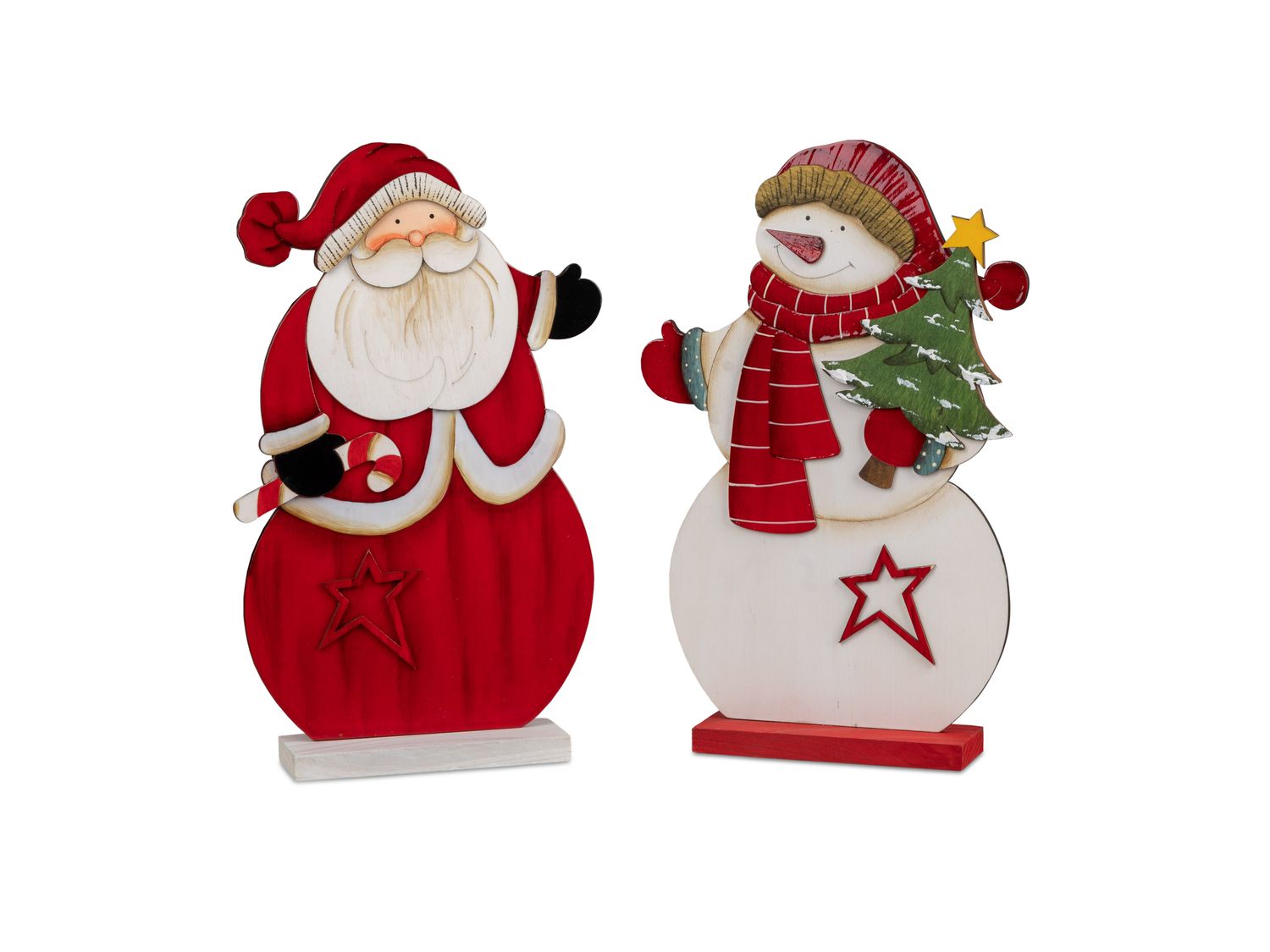 Figurine assortie en bois laqué
