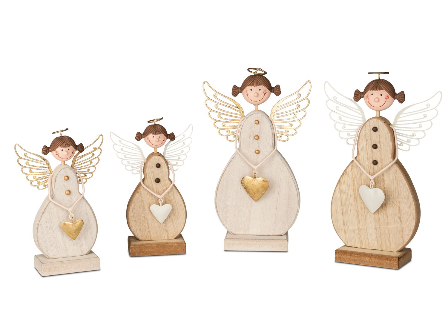 Ange en bois 23 cm