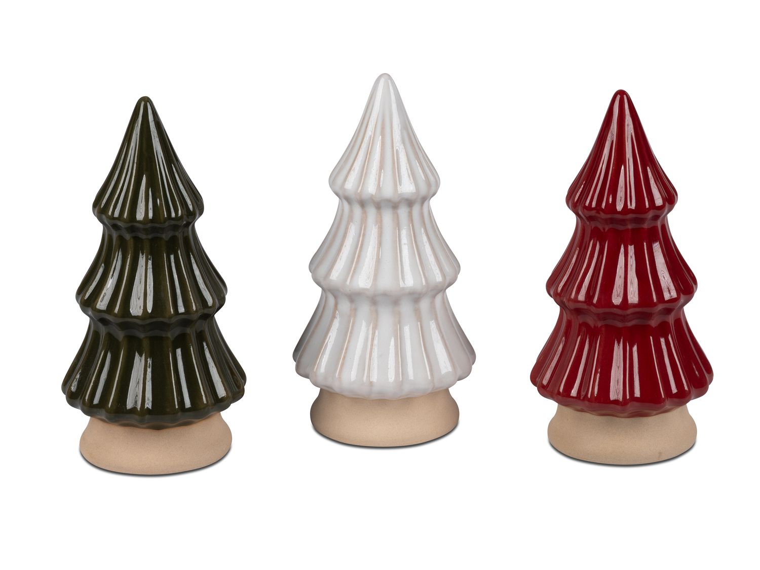 Sapin assortie porcelaine  16 cm