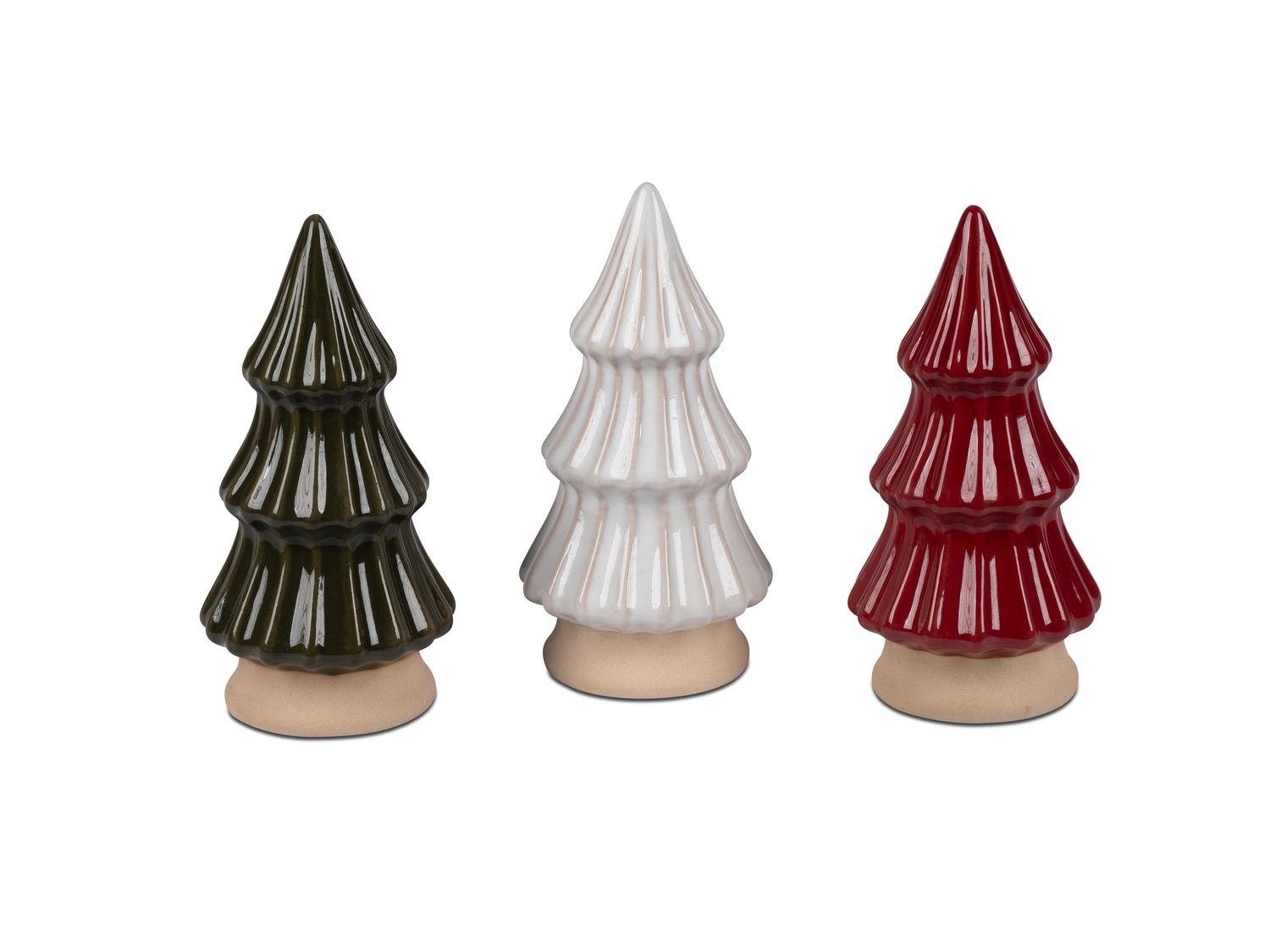 Sapin assortie porcelaine  13 cm