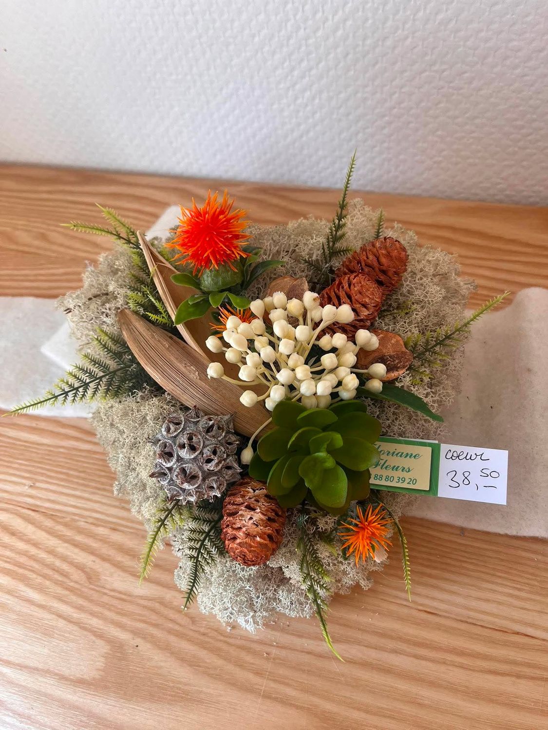 Mousse d’Islande petit modèle orange