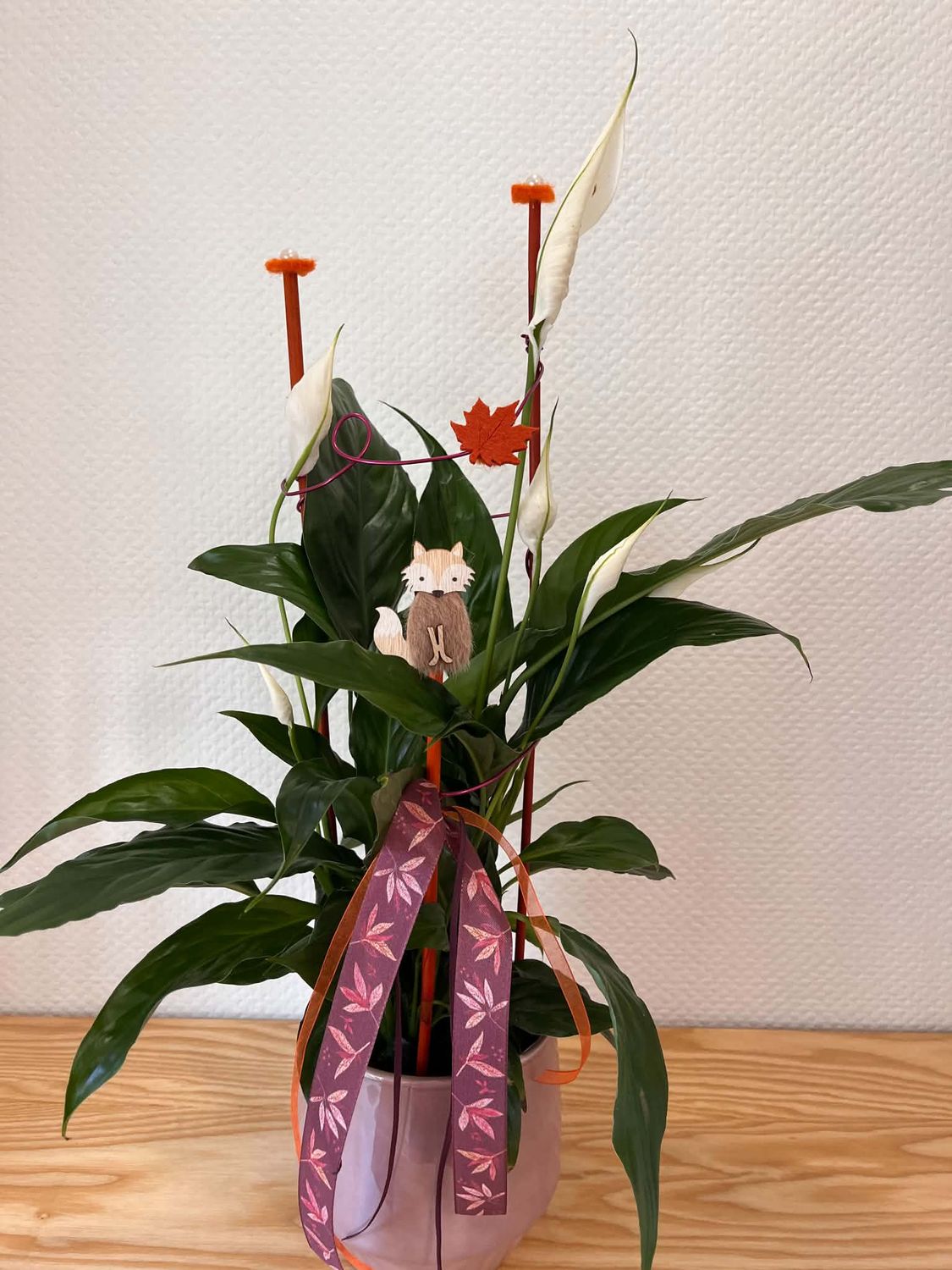 Spathiphyllum décoré