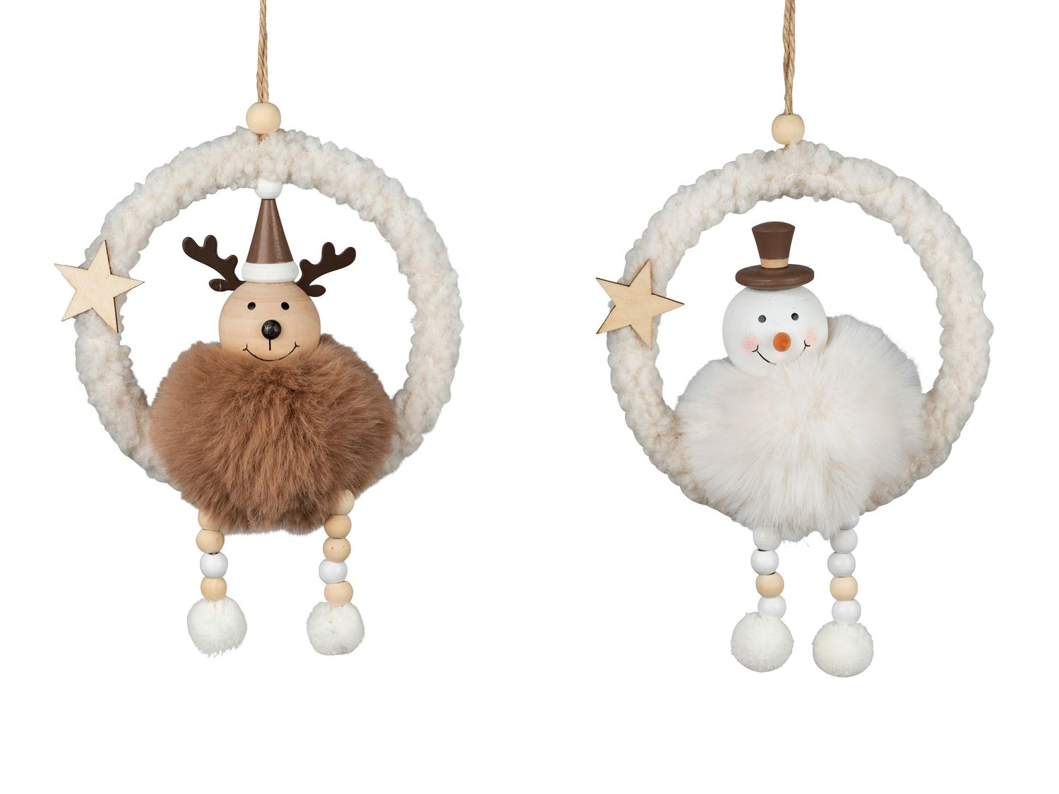 suspension textile  et bois