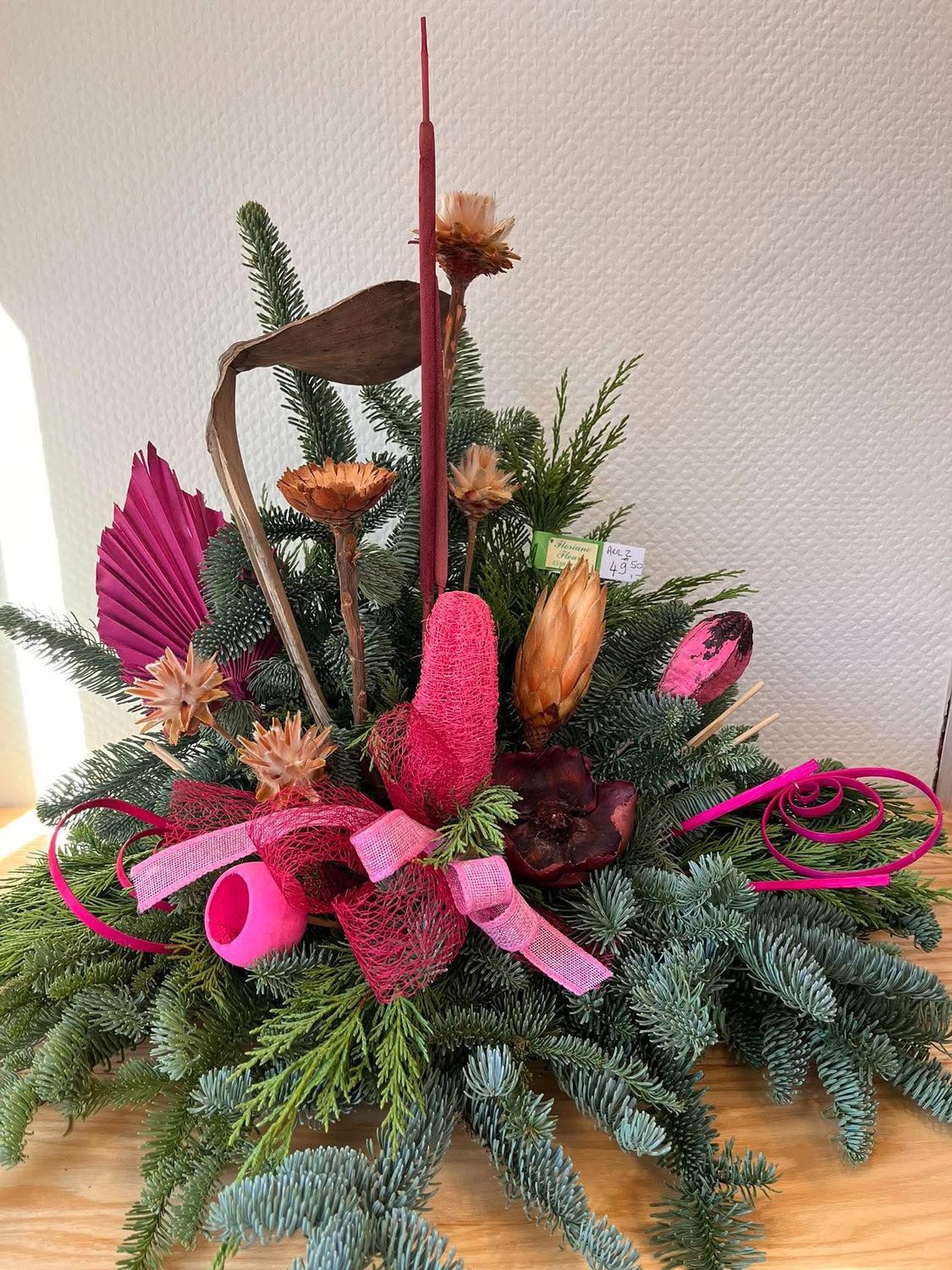 Arrangement forestier moyen modèle rose