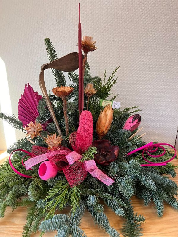Arrangement forestier moyen modèle rose