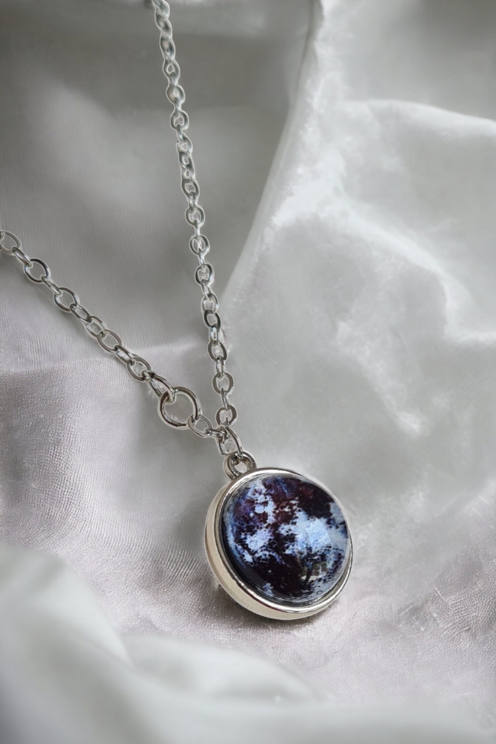 Pendentif Bulle de Lune Noire