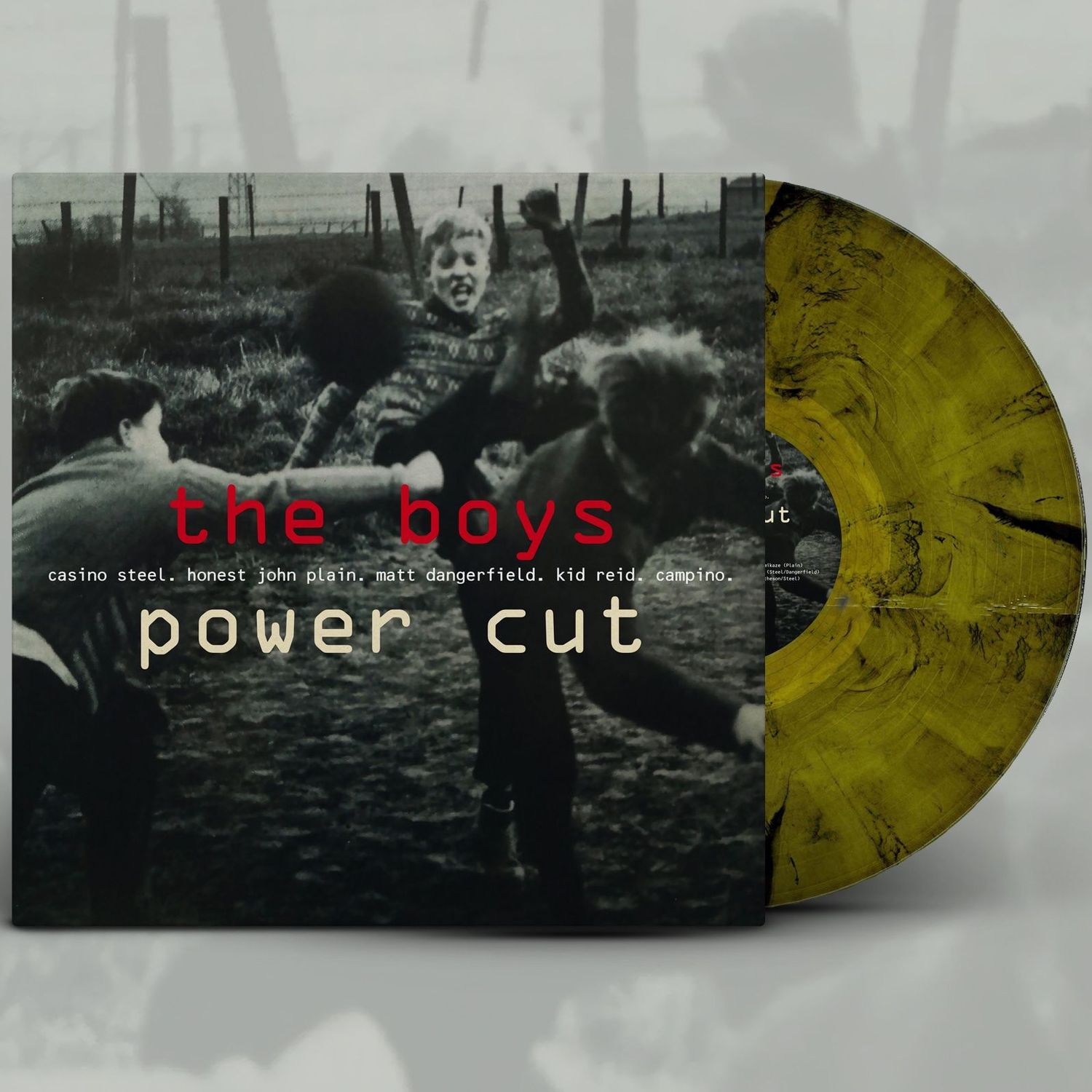 "Power Cut" 2024 Limited Edition Yellow & Black Marbled vinyl