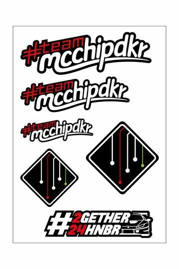 ステッカー [mcchip-dkr Logo] A4シート