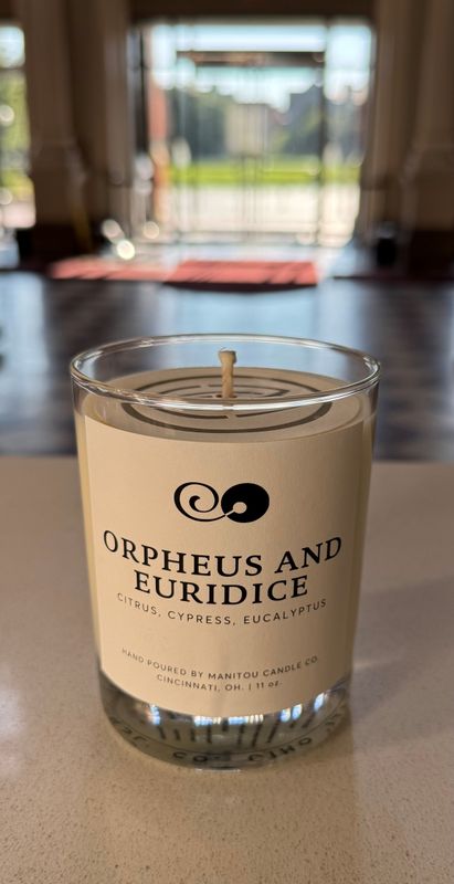Orpheus and Euridice Candle